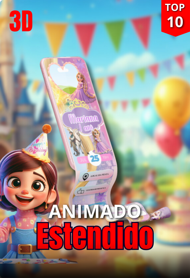 Convite Encantado - Animado Estendido